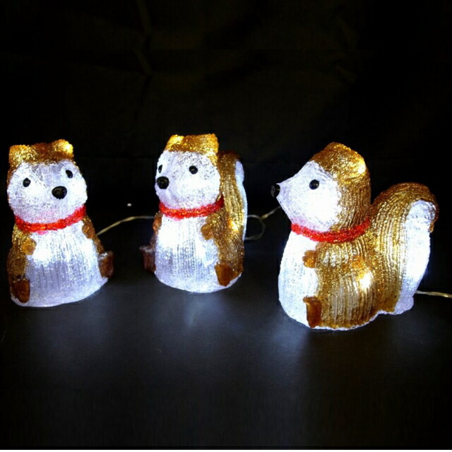 楽天市場】3Dアニマルモチーフ小鳥LEDイルミネーションライト