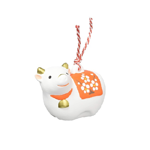 楽天市場】【開運干支置物】玩具工房 開運招き丑 左手牛（うし）の置物