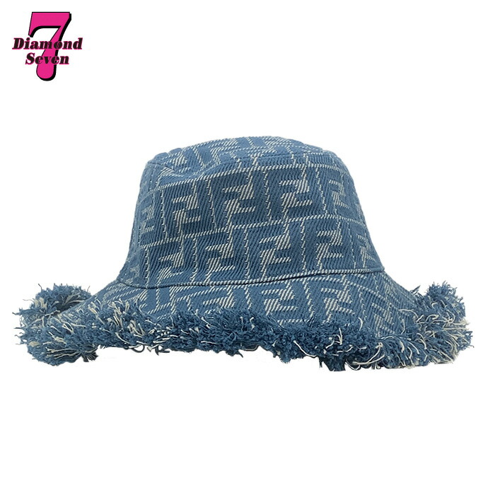 楽天市場】【フェンディ】Fendi ズッカ柄 ファー バケット ハット 帽子