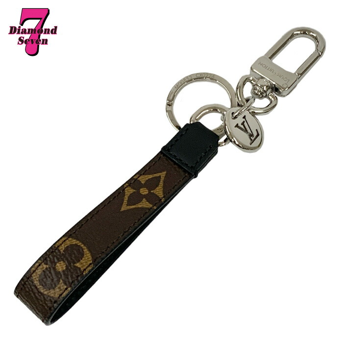 【送料無料】【中古】LOUIS VUITTON ルイヴィトン キーホルダー・スリム ドラゴンヌ M00853 モノグラム バッグチャーム キーリング 小物 レディース メンズ ユニセックス *k932*|ダイヤモンドセブン店
