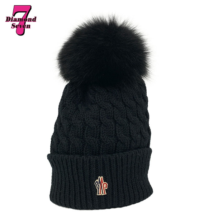 極美品✨モンクレール ニット帽 BERRETTO ワッペン フォックスファー 紺 楽天市場】MONCLER モンクレール ワッペン ニット帽 ニット