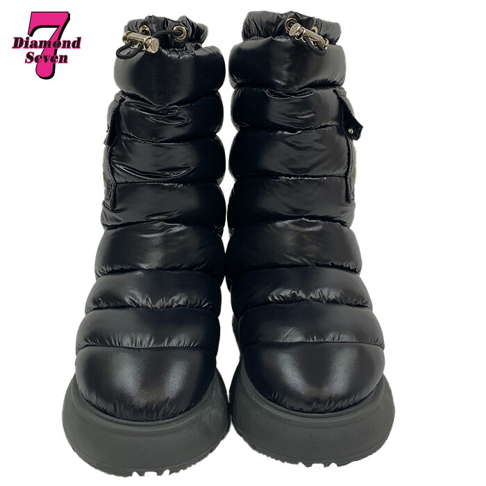未使用レベル★モンクレール　ダウン　ブーツ　ブラック　黒　レディース　39 モンクレール ダウンジャケット レディース FOURMINES ブラック