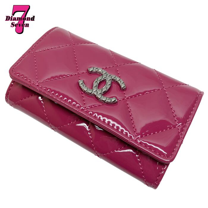 超美品　CHANEL シャネル　ブリリアント　パテント　エナメル　６連キーケース 楽天市場】CHANEL シャネル ブリリアント ココマーク 6連 キーケース