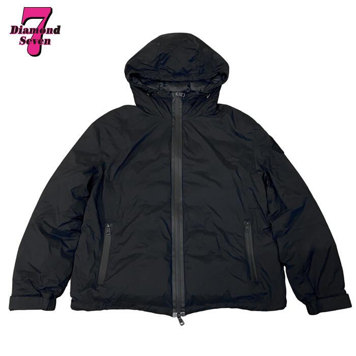 送料無料【中古】美品 MONCLER モンクレール LILAS GIUBBOTTO ダウンジャケット ブラック 黒 アウター ブルゾン ウインドブレーカー フード リラ レディース 女性 ユニセックス ブランド #1 1A51100