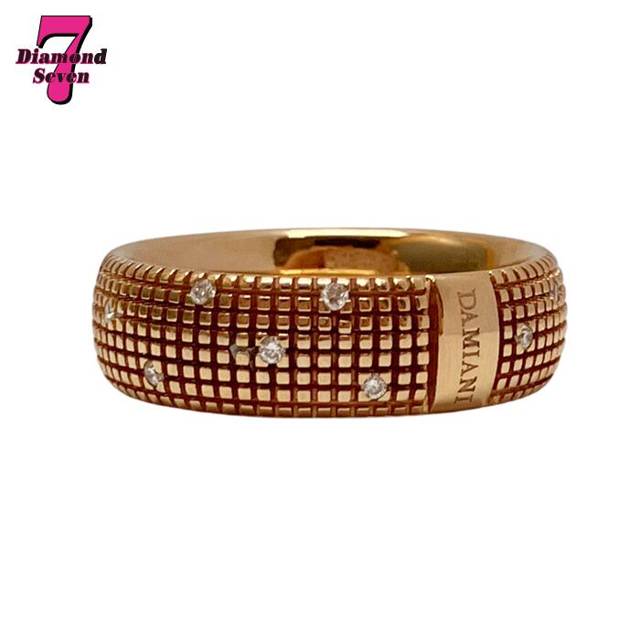 送料無料【中古】極美品 DAMIANI ダミアーニ メトロポリタンドリーム リング ダイヤモンド 750 K18 PG ピンクゴールド 指輪 ワイド ジュエリー アクセサリー メンズ 男性 ブランド プレゼント 20031658 #19｜ダイヤモンドセブン店