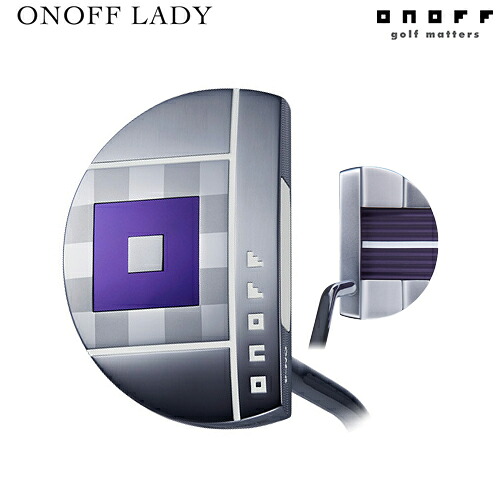 ONOFF [ オノフ ] ONOFF LADY パター OM-6 ダブルベントスチールシャフト 【 2023年モデル 】 レディ レディース 女性用 【 オノフ パター 】 GLOBERIDE グローブライド ONOFF Putter Lady