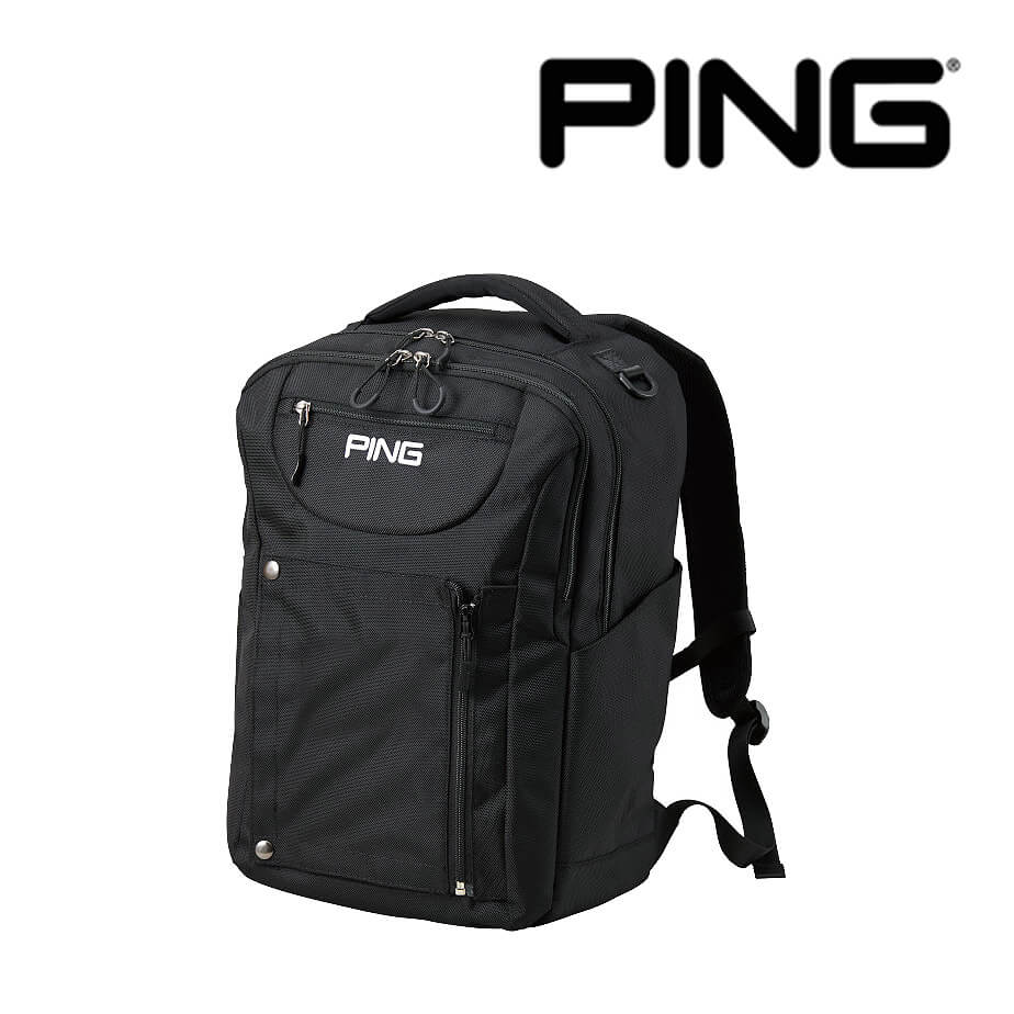 ピン カスタム バックパック リュック CUSTOM BACK PACK メンズ ブラック 黒 GB-U2201 36465-01 無地 リュックサック スポーツバッグ ゴルフバッグ 旅行 シック カジュアル スポーツ ゴルフ PING｜ヤトゴルフ 東大阪店 12,012円