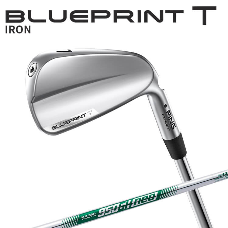 ピン BLUEPRINT T アイアン 6本セット(#5-PW) N.S.PRO 950GH neo スチールシャフト 【 2024年モデル 】 ブループリント T アイアン メンズ 右用 ゴルフ 日本正規品 PING マッスルバックアイアン