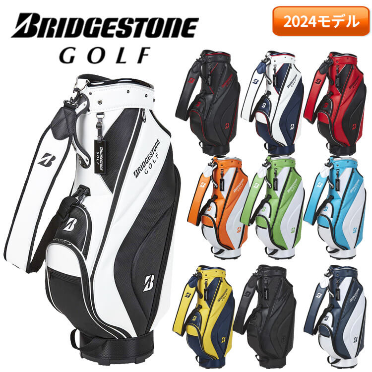 BRIDGESTONE キャディバッグ CBG413 2024年モデル ブラック BRIDGESTONE GOLF ブリヂストンゴルフ キャディバッグ CBG413