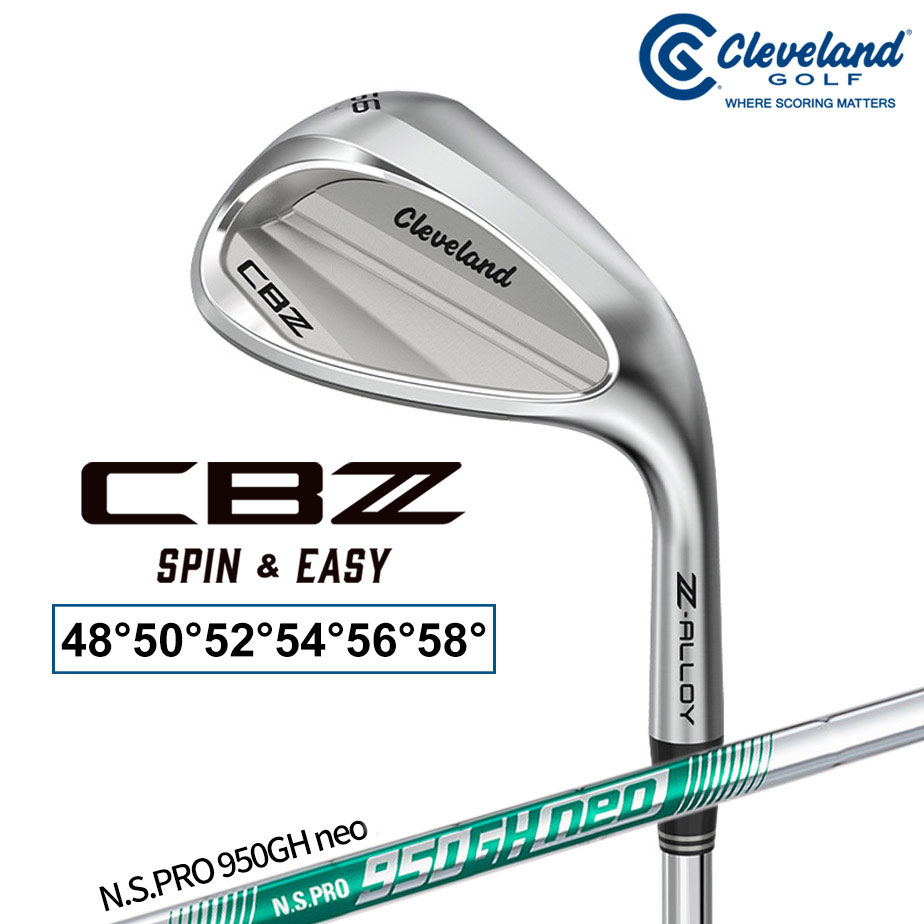 クリーブランド CBZ ウェッジ N.S.PRO 950GH neo スチールシャフト メンズ 右用 ゴルフ Cleveland シービーゼット WEDGE
