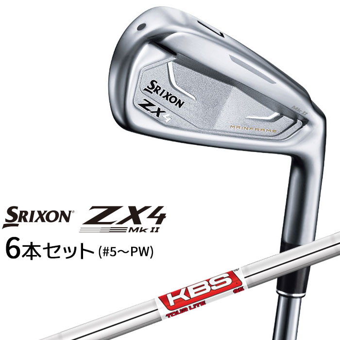 楽天市場】ダンロップ スリクソン 2023 ZX4 Mk II アイアン 6本セット