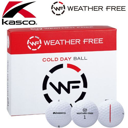 【楽天市場】Kasco [キャスコ] WEATHER FREE COLD DAY 冬用 ゴルフ ボール (1ダース：12球)：ヤトゴルフ 楽天市場店