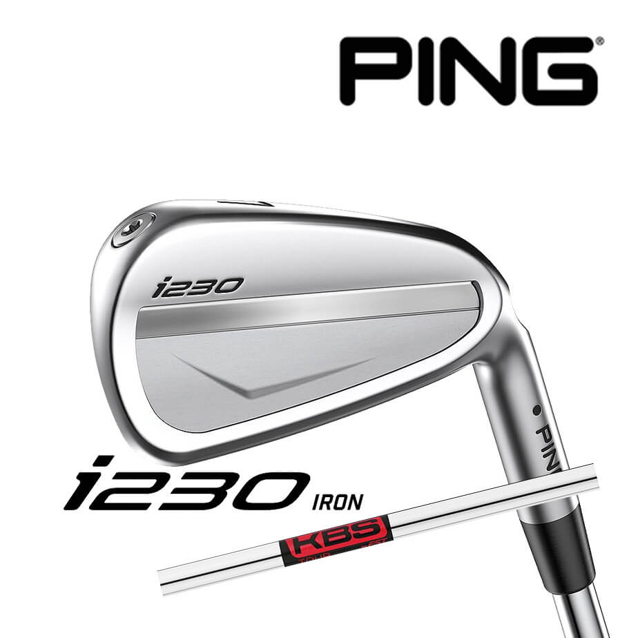 全てのアイテム PING ピン i230 6本セット 5l〜9l PW 右用 KBS TOUR