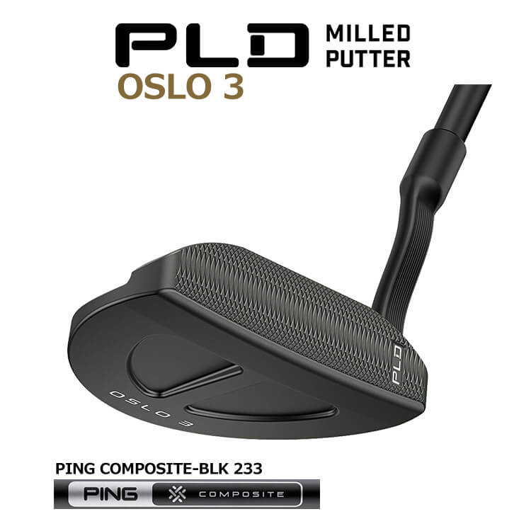 PING PLD OSLO 4 パター 楽天市場】ピン PLD MILLED OSLO 4 MATTE BLACK Putter ピーエル