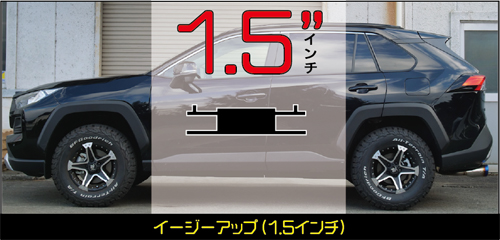 ☆セール RAV4 ACC イージーアップ EZUP リフトアップスペーサー