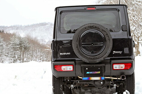 amuse R1TITAN EXTRA STTI GOLD RING スズキ ジムニー JB64W用 【マフラー】【自動車パーツ】 アミューズ R1チタン エクストラ ゴールドリング 【車関連の送付先指定で送料無料】
