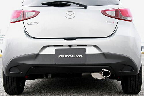 【楽天市場】AUTOEXE Premium Tail Muffler マツダ デミオ DJLFS/DJ3FS用 シングルテール(DJA2 V5  810)(旧品番:MDJ8Y10)【マフラー】【自動車パーツ】オートエクゼ プレミアムテールマフラー : 矢東タイヤ