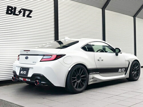 BLITZ NUR-SPEC CUSTOM EDITION CR styleD スバル BRZ ZD8用 styleD (63199C)【マフラー】【自動車パーツ】styleD ブリッツ ニュルスペック カスタムエディション カーボンレッド CARBONRED スタイルD