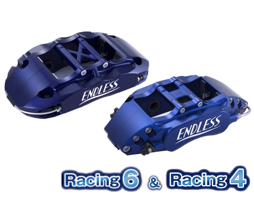 ENDLESS Racing6＆Racing4 SYSTEM INCH UP KIT フロント/リアセット 日産 ニッサン スカイライン 純正ブレンボキャリパー装着車 CPV35用 (EHY9XCPV35)【ブレーキキャリパー】【自動車パーツ】エンドレス レーシング6＆レーシング4 システムインチアップキット｜矢東タイヤ