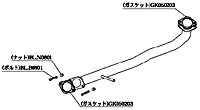 柿本改 カキモトレーシング センターパイプ スズキ カプチーノ EA21R/EA11R用 (SCP302)【マフラー】【自動車パーツ】KAKIMOTO RACING CENTER PIPE【個人宅も送料お客様負担にて配送可能】｜矢東タイヤ