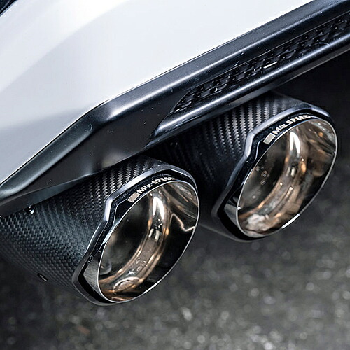 M'z SPEED LUV LINE Exhaust System トヨタ ランドクルーザー 3.3L ディーゼル 3DA-FJA300W用 カーボンテール（2312-0145-02）【マフラー】【自動車パーツ】 エムズスピード ラヴライン エキゾーストシステム