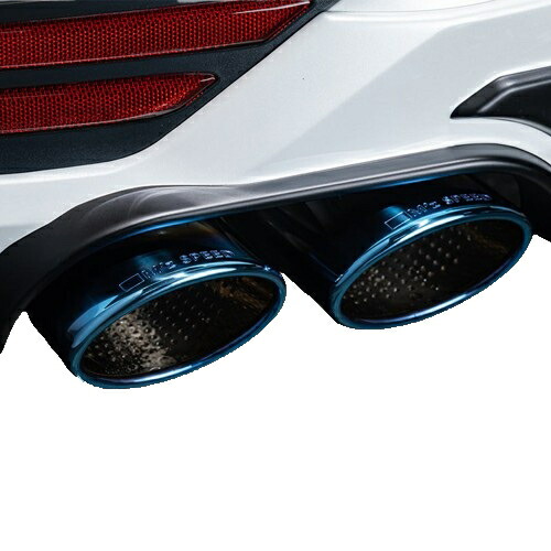 M'z SPEED GRACE LINE Exhaust System トヨタ ヴォクシー 2.0L 4WD 6BA-MZRA95W用 チタンカラーテール（3054-0345-02）【マフラー】【自動車パーツ】 エムズスピード グレースライン エキゾーストシステム