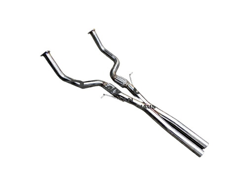 パワークラフト フロントパイプ アウディ S8用 (P-AU750104)【マフラー】【自動車パーツ】POWER CRAFT FRONT PIPE|矢東タイヤ