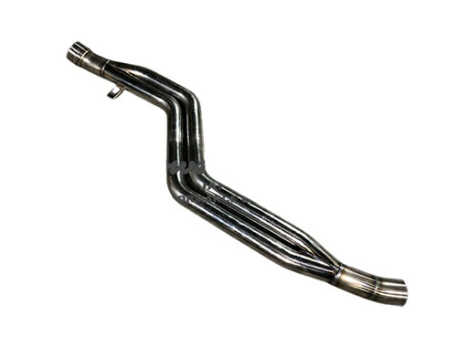 パワークラフト センターデュアルチューブ トヨタ スープラ 90 2L用 80φ→60.5φ→70φ (P-TO200101)【マフラー】【自動車パーツ】 CENTER DUAL TUBE