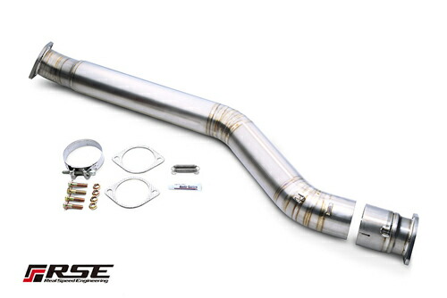 リアルスピードエンジニアリング フルチタンミッドパイプ トヨタ スープラ JZA80用 (RB6110-TY03A)【マフラー】【自動車パーツ】 RSE REAL SPEED ENGINEERING FULL TITAN MID PIPE