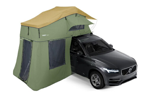 Thule Tepui Kukenam 3 クケナム3 ルーフトップテント Tepui Explorer Series Kukenam 3 Olive Green - Rack Attack