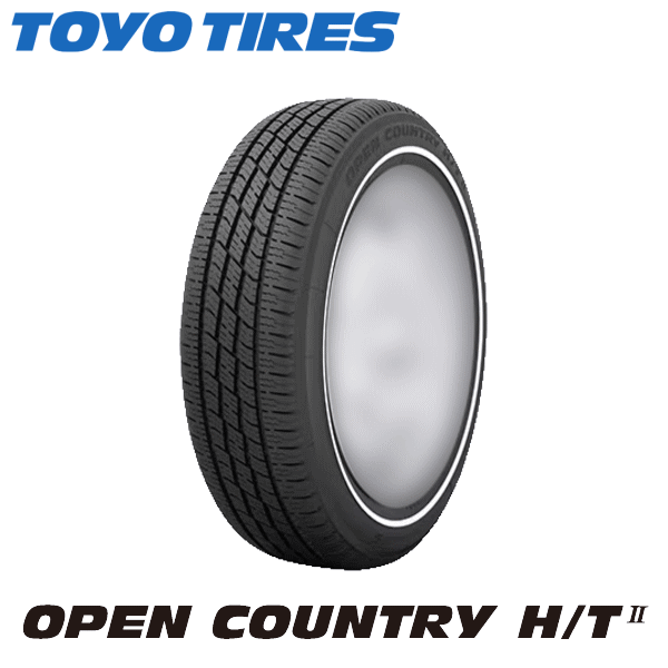 【タイヤ交換対象】TOYO OPEN COUNTRY H/T II 165/65R15 81H 片側ホワイトリボン 【165/65-15】 【新品Tire】 サマータイヤ トーヨー タイヤ オープンカントリー エイチティーツー HT2 【個人宅配送OK】