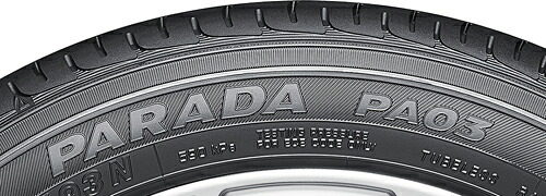 【Carチケット購入で更にP10倍】【タイヤ交換対象】YOKOHAMA PARADA PA03 165/55R14C 95/93N ブラックレター 【165/55-14】 【新品Tire】 トラック・バン用タイヤ ヨコハマ タイヤ パラダ 【個人宅配送OK】