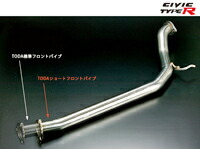 トダ レーシング 触媒取付用ショートフロントパイプ ホンダ シビック タイプR FD2用 (18000-FD2-00L-1)【マフラー】【自動車パーツ】 Front pipe TODA RACING 戸田レーシング