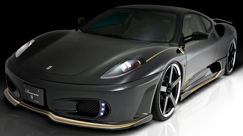 ROWEN WORLD PLATINUM スタイルキットI(FRP) 素地 フェラーリ F430 F1 F430/F430S用 (1F001X00) エアロ4点キット【エアロ】【自動車パーツ】 ロェン ワールドプラチナ【車法人のみ送料無料】 501,600円