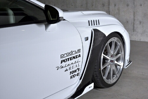 ROWEN WORLD PLATINUM フロントワイドフェンダー(FRP) 素地 レクサス RC-F USC10用 (1L003F00)【エアロ】【自動車パーツ】 ロェン ワールドプラチナ