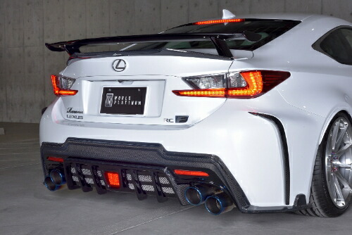 ROWEN WORLD PLATINUM リヤバンパーディフューザー(カーボン+FRP) 素地 レクサス RC-F USC10用 (1L003P10)【エアロ】【自動車パーツ】 ロェン ワールドプラチナ 127,628円
