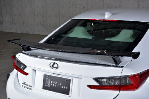 ROWEN WORLD PLATINUM ローマウントリアウイング(FRP) 素地 レクサス RC-F USC10用 (1L003W00)【エアロ】【自動車パーツ】 ロェン ワールドプラチナ