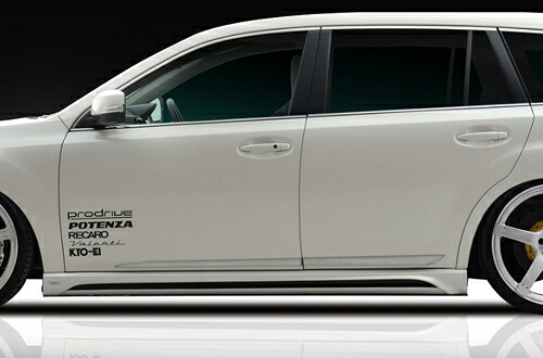 ROWEN JAPAN PREMIUM サイドステップ(FRP) 素地 スバル レガシィ ツーリングワゴン A/B/C型 BR9用 (1S001J00)【エアロ】【自動車パーツ】 ロェン ジャパンプレミアム