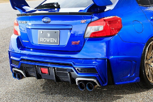 ROWEN リアバンパー(FRP) 素地 スバル WRX STI/WRX S4 17/6~ VAB/VAG D~E型用 (1S006P00)【エアロ】【自動車パーツ】ロェン|矢東タイヤ