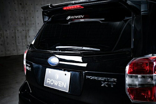 ROWEN JAPAN PREMIUM リヤゲートスポイラー(カーボン+FRP) スバル フォレスター SJG用 (1S008T11)【エアロ】【自動車パーツ】 ロェン ジャパンプレミアム