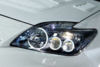 ROWEN ECO-SPO Edition RR-GT アイラインガーニッシュ(カーボン) トヨタ プリウス M/C前 ZVW30用 (1T001H10)【エアロ】【自動車パーツ】 ロェン エコスポエディション