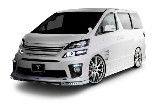 ROWEN JAPAN PREMIUM STYLE KIT(FRP) 単色塗装済み トヨタ ヴェルファイア Z/ZR 後期 ANH20W/ANH25W/GGH20W/GGH25W/ATH20W用 (1T002X21#)フロントスポイラー/リヤハーフスポイラーのエアロ2点キット【エアロ】【自動車パーツ】 ロェン ジャパンプレミアム