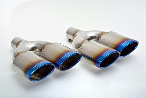 ROWEN マフラー専用 チタンテール トヨタ ヴェルファイア 2.4L/3.5L/ハイブリッド ANH2#/GGH2#/ATH20W用 (1T002Z19T)【マフラーパーツ】【自動車パーツ】 ロェン【車法人のみ送料無料】