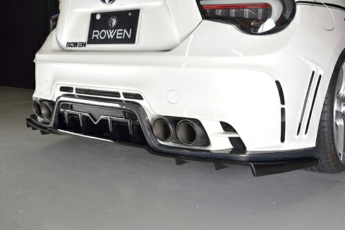 ROWEN SPORT ROWENリヤバンパー専用リヤディフューザー(FRP) 素地 トヨタ 86 後期 ZN6用 (1T009P30)【エアロ】【自動車パーツ】 ロェン スポーツ