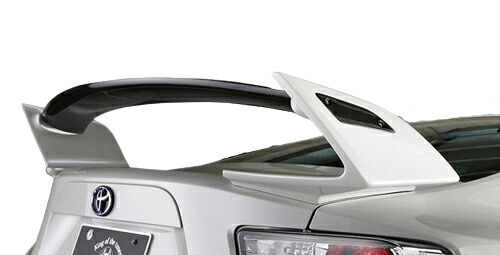 ROWEN SPORT リヤウィング(PREMIUM MODEL)(FRP) 素地 トヨタ 86 後期 ZN6用 (1T009W00)【エアロ】【自動車パーツ】 ロェン スポーツ