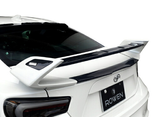 ROWEN SPORT リヤウィング(STANDARD MODEL)(FRP) 素地 トヨタ 86 前期 ZN6用 (1T009W20)【エアロ】【自動車パーツ】 ロェン スポーツ