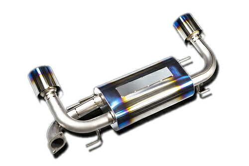ROWEN PREMIUM01TR HEAT BLUE TITAN スバル BRZ ZC6用 左右2本出し(1T009Z02TR)【マフラー】【自動車パーツ】 ロェン プレミアム01TR ヒートブルーチタン