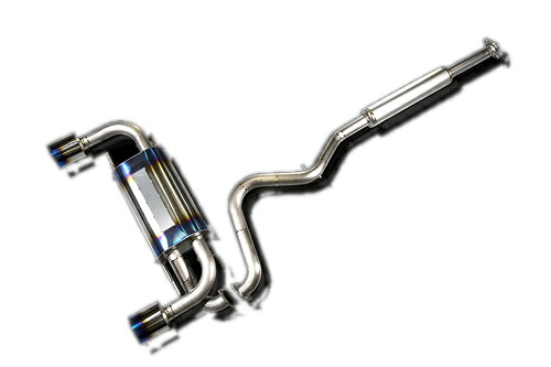 ROWEN PREMIUM01TR HEAT BLUE TITAN HARD SYSTEM スバル BRZ ZC6用 左右2本出し(1T009Z04TR)【マフラー】【自動車パーツ】 ロェン プレミアム01TR ヒートブルーチタン ハードシステム