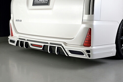 ROWEN JAPAN PREMIUM リアハーフスポイラー FRP製 塗り分け塗装済 トヨタ アルファード ハイブリッド SR 4WD AYH30W用 1T018P01## ROWEN エアロ JAPAN PREMIUM リアコーナーパネル WetCarbon製 クリア