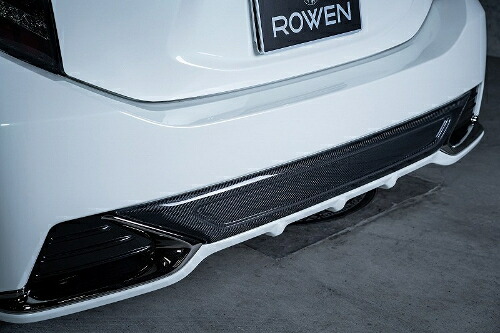 ROWEN SPORT リヤセンターガーニッシュ(カーボン) トヨタ アクア G\'s NHP10用 (1T014P10)【エアロ】【自動車パーツ】 ロェン スポーツ